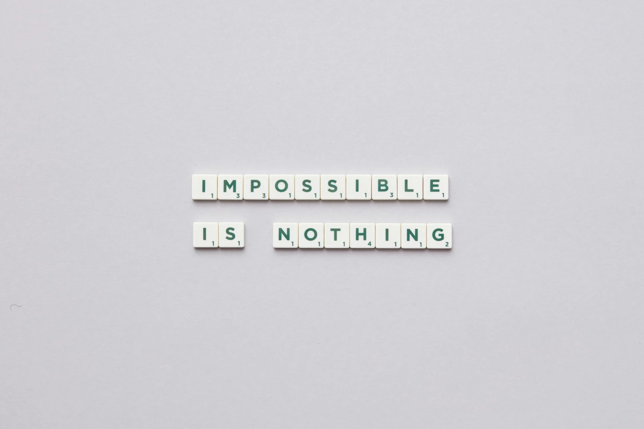 The Impossible Starts with I Will